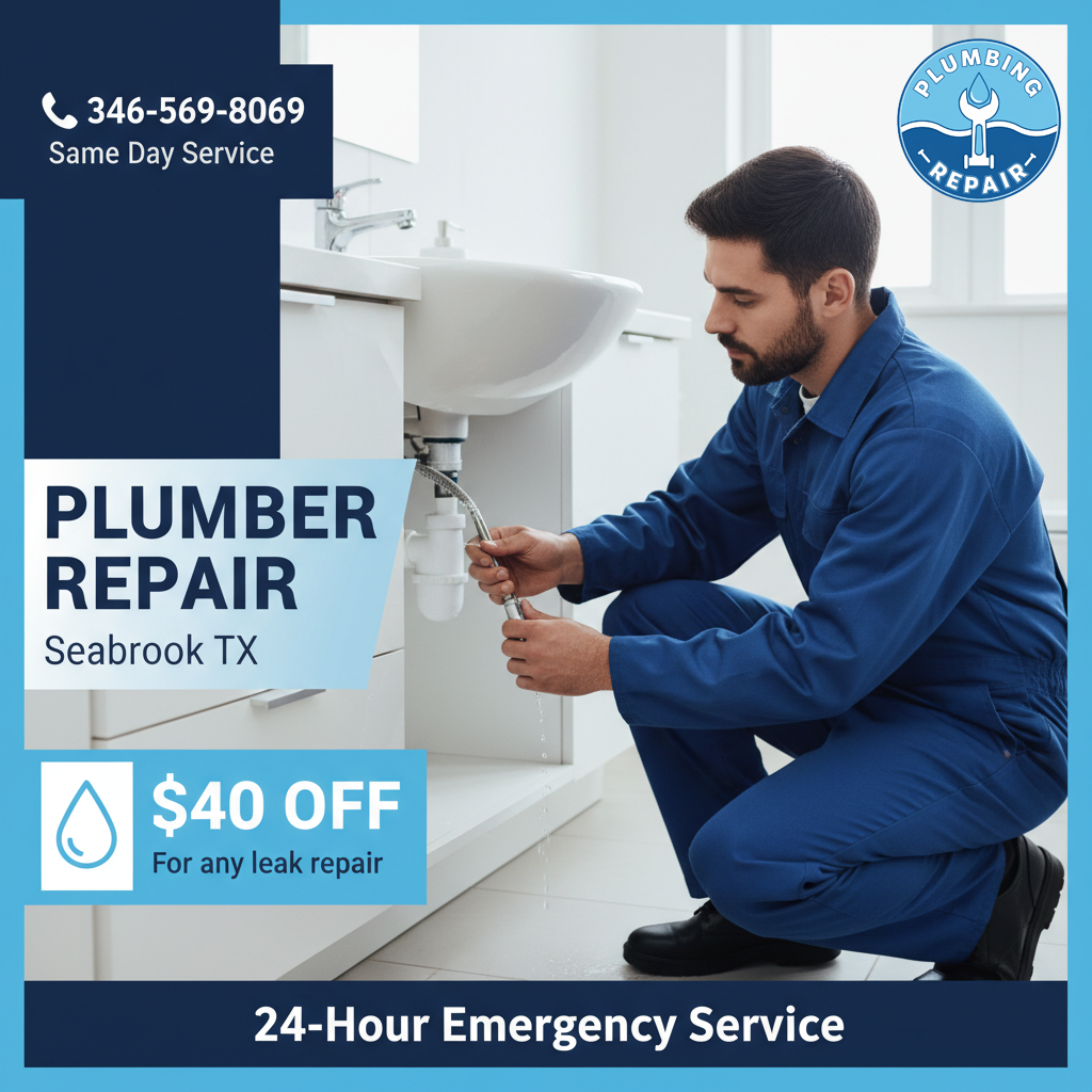 Plumbing Service Coupons Seabrook TX - Save on Repairs